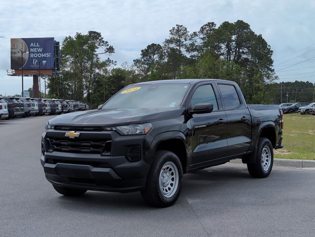 Black 2024 Chevrolet Colorado Work Truck Crew Cab RWD Pickup Truck 4X2 8-Speed Automatic