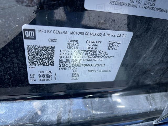 Used 2022 Chevrolet Silverado 1500 For Sale in New Hudson, MI