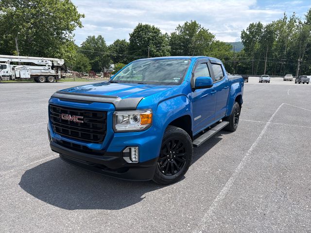 Dynamic Blue Metallic 2022 GMC Canyon Pickup Truck Four-Wheel Drive 8-Speed Automatic
