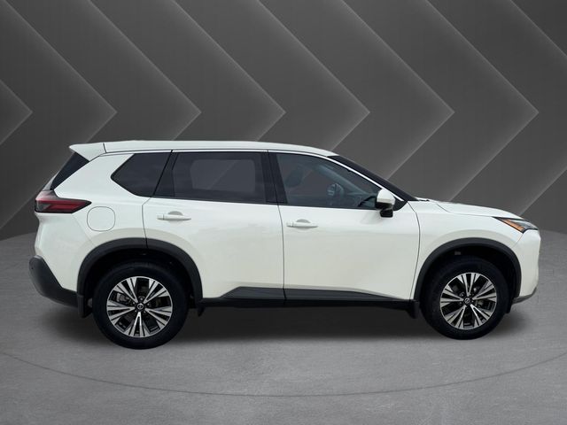 2021 Nissan Rogue SV White at South Houston Nissan