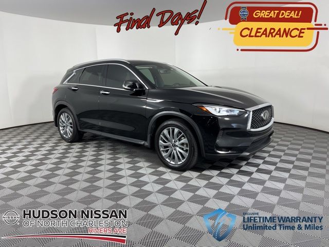 2024 Black Obsidian Infiniti QX50 LUXE SUV