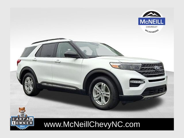 Oxford White 2023 Ford Explorer XLT RWD SUV / Crossover Rear-Wheel Drive Automatic