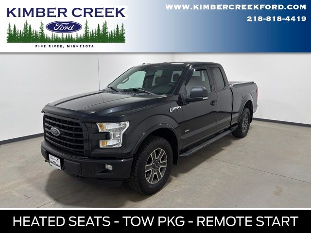 Tuxedo Black Metallic 2015 Ford F-150 Pickup Truck Four-Wheel Drive 6-Speed Automatic