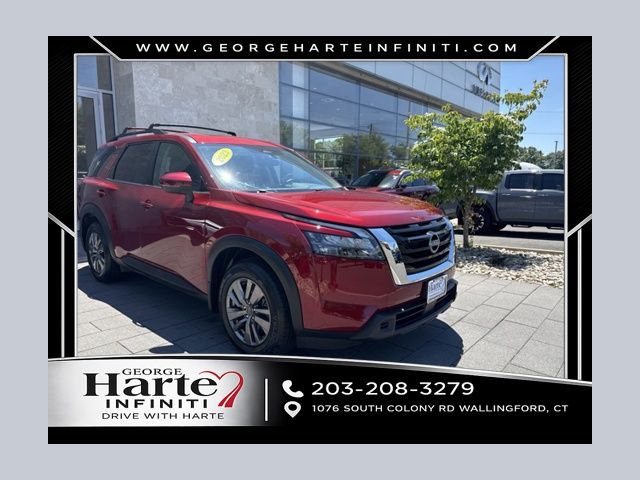 Red (Scarlet Ember Tintcoat) 2023 Nissan Pathfinder SUV / Crossover All-Wheel Drive 9-Speed Automatic