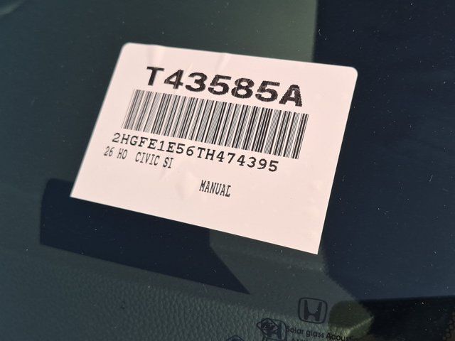 Used 2026 Honda Civic Si Sedan