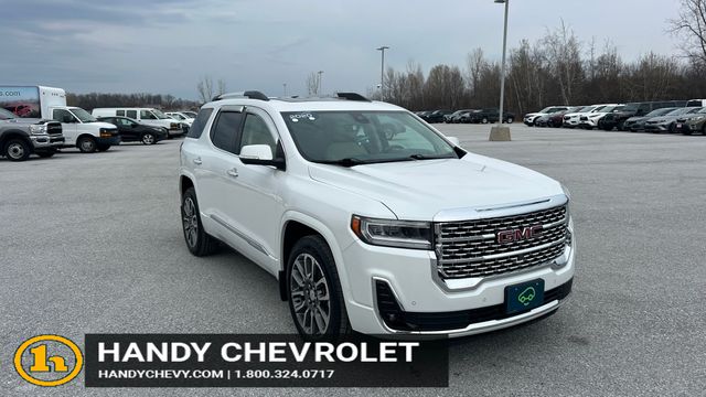 White Frost Tricoat 2022 GMC Acadia Denali AWD SUV / Crossover Four-Wheel Drive 9-Speed Automatic