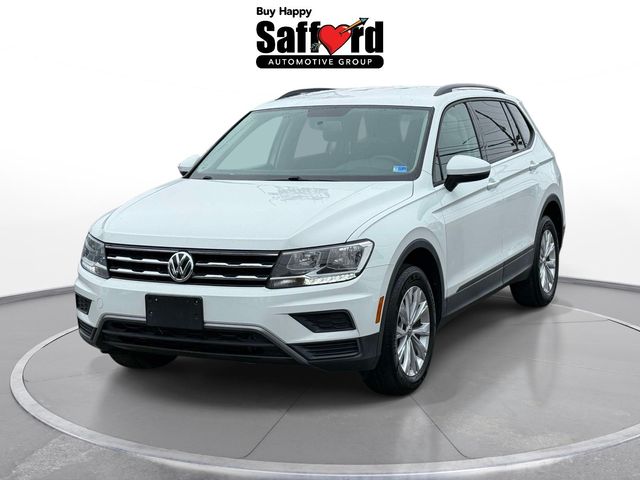 Pure White 2018 Volkswagen Tiguan SUV / Crossover All-Wheel Drive 8-Speed Automatic