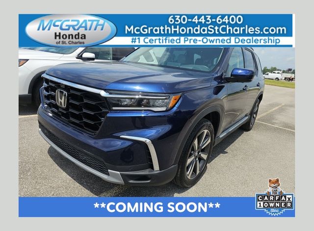 Black (Obsidian Blue Pearl) 2025 Honda Pilot SUV / Crossover All-Wheel Drive Automatic