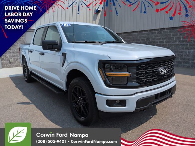 Space White Metallic 2025 Ford F-150 Pickup Truck Four-Wheel Drive Automatic