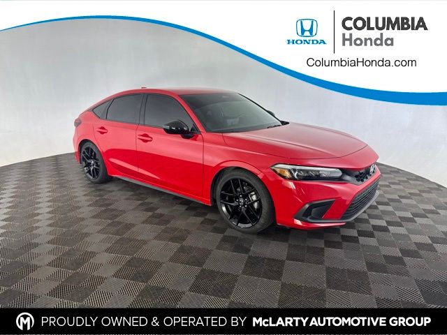 Rallye Red 2022 Honda Civic Hatchback Hatchback Front-Wheel Drive Continuously Variable Transmission