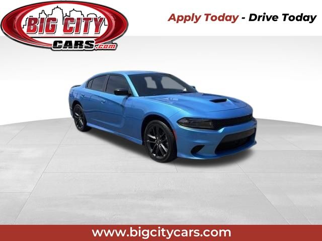 Blue Pearl 2023 Dodge Charger Sedan All-Wheel Drive 8-Speed Automatic