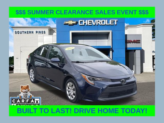 Blueprint 2024 Toyota Corolla Sedan Front-Wheel Drive Continuously Variable Transmission