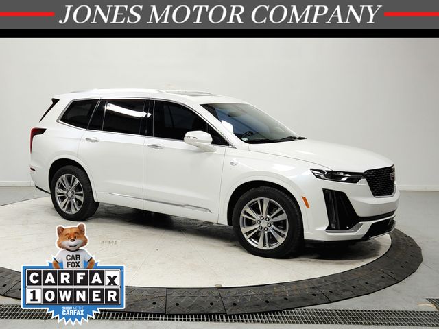 Crystal White 2023 Cadillac XT6 Premium Luxury AWD SUV / Crossover Four-Wheel Drive 9-Speed Automatic
