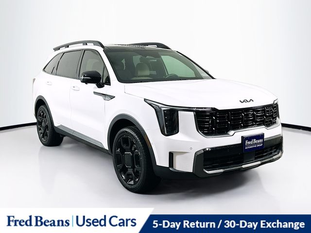 Glacial White Pearl 2025 Kia Sorento SUV / Crossover All-Wheel Drive 8-Speed Dual Clutch