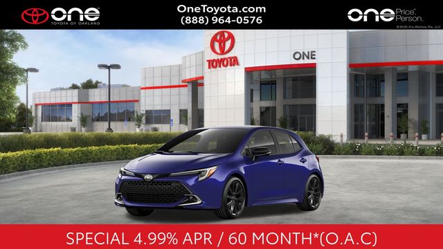 Blue 2026 Toyota Corolla Hatchback XSE FWD Hatchback Front-Wheel Drive Continuously Variable Transmission