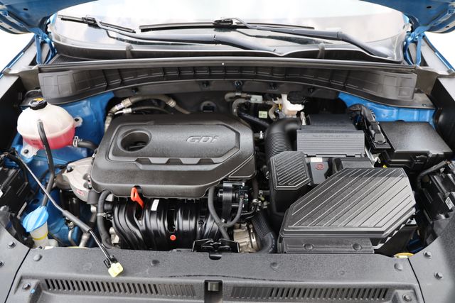 2021 Hyundai Tucson Limited Blue at Texan Dodge Chrysler Jeep Ram