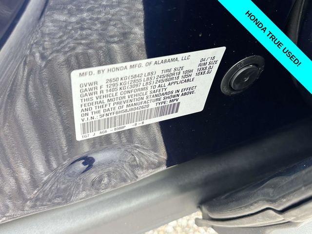 Certified Used 2018  Honda EX-L image 30