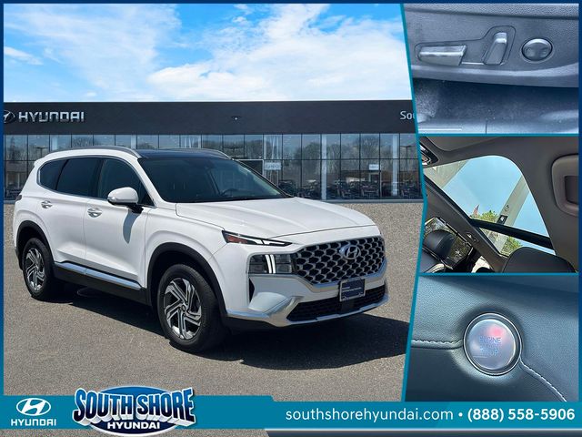 White Pearl 2023 Hyundai Santa Fe SUV / Crossover All-Wheel Drive 8-Speed Automatic