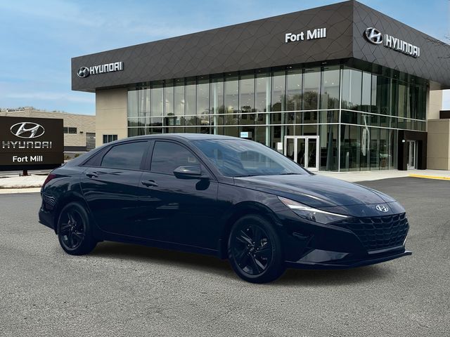 Phantom Black 2023 Hyundai Elantra Sedan Front-Wheel Drive Continuously Variable Transmission