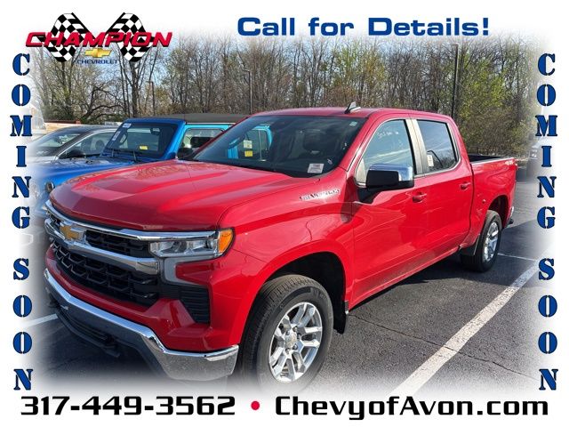 Red Hot 2023 Chevrolet Silverado 1500 LT Crew Cab 4WD Pickup Truck Four-Wheel Drive 8-Speed Automatic