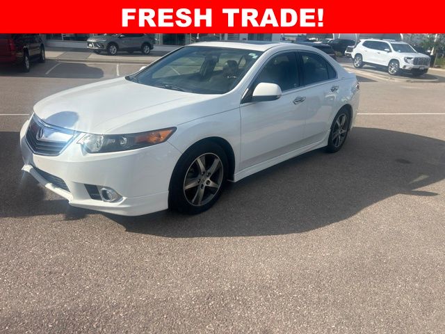 White 2014 Acura TSX Sedan Front-Wheel Drive 5-Speed Automatic