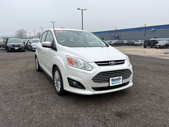 White Platinum Clearcoat Metallic 2016 Ford C-Max Hybrid SEL FWD Wagon Front-Wheel Drive Continuously Variable Transmission