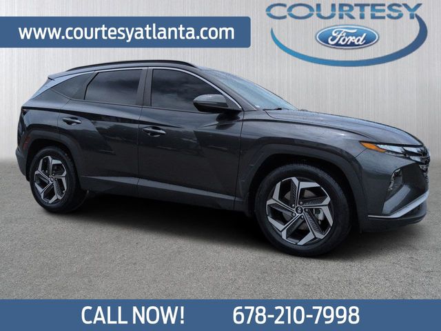 Portofino Gray 2023 Hyundai Tucson SUV / Crossover Front-Wheel Drive 8-Speed Automatic