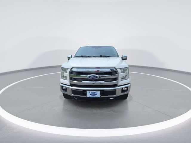 Used 2016 White Platinum Clearcoat Metallic Ford Lariat image 3
