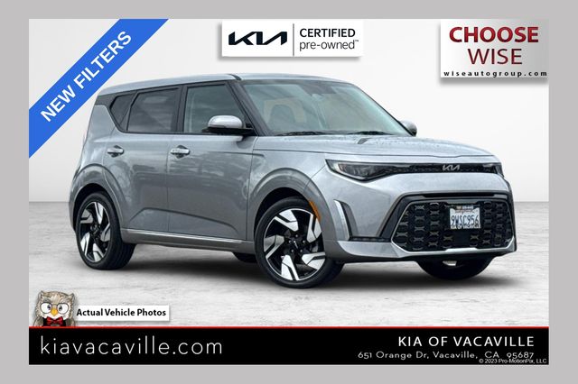 Steel Gray 2025 Kia Soul GT-Line FWD SUV / Crossover Front-Wheel Drive Continuously Variable Transmission