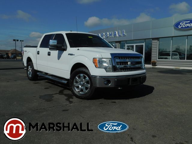 Oxford White 2014 Ford F-150 XLT SuperCrew 4WD Pickup Truck Four-Wheel Drive 6-Speed Automatic