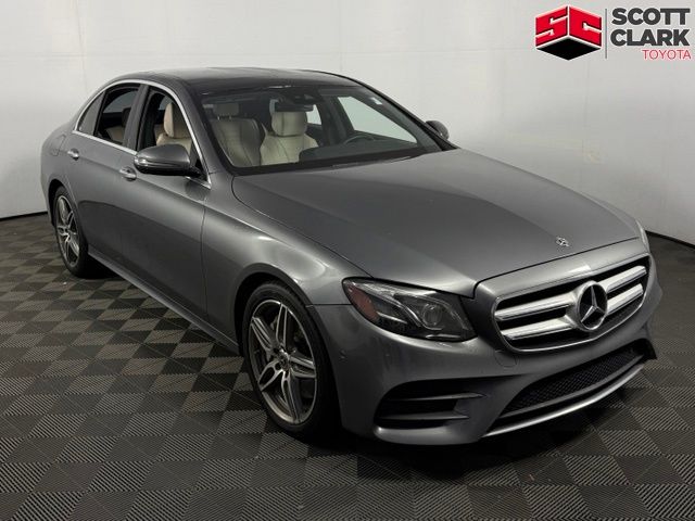 Gray Metallic 2018 Mercedes-Benz E-Class Sedan All-Wheel Drive 9-Speed Automatic