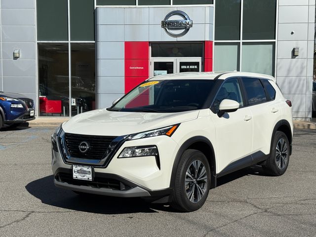 Pearl White Tricoat 2023 Nissan Rogue SUV / Crossover All-Wheel Drive Continuously Variable Transmission