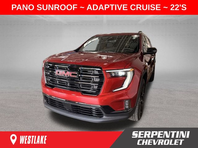 Volcanic Red Tintcoat 2025 GMC Acadia SUV / Crossover Four-Wheel Drive 8-Speed Automatic