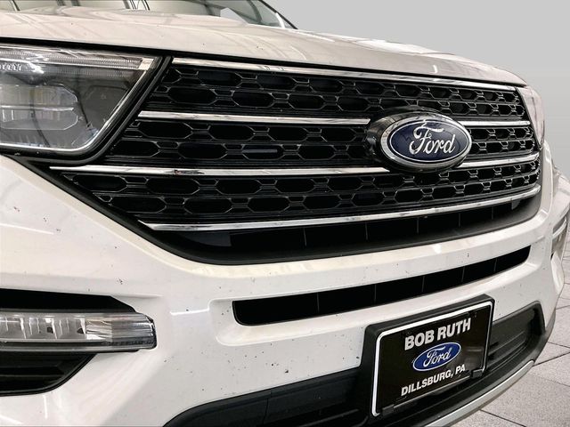 2021 Ford Explorer XLT White at Honda North