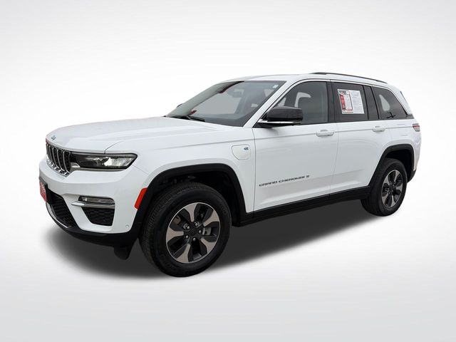 Bright White Clearcoat 2022 Jeep Grand Cherokee 4xe SUV / Crossover Four-Wheel Drive 8-Speed Automatic