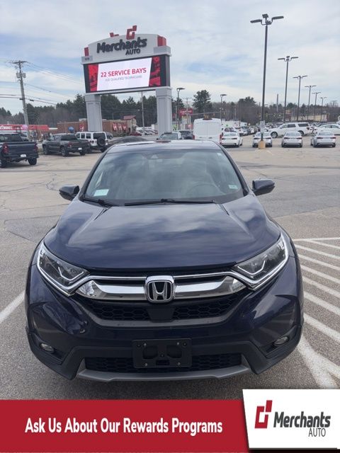 Blue 2019 Honda CR-V EX AWD SUV / Crossover All-Wheel Drive Continuously Variable Transmission