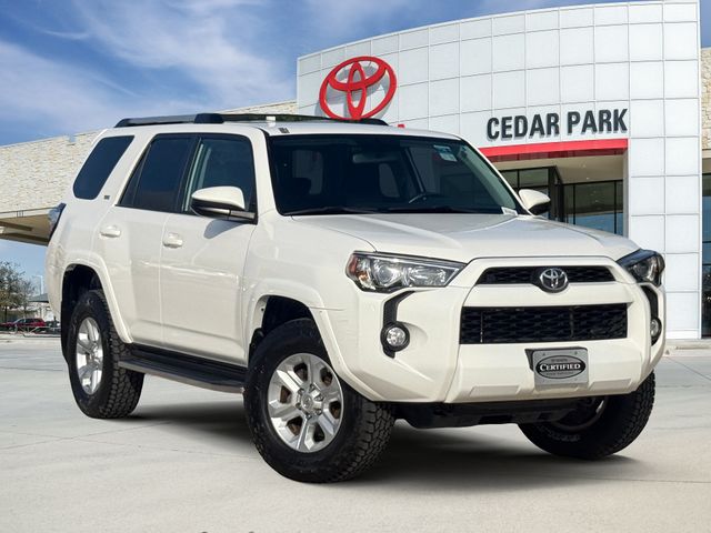Super White 2019 Toyota 4Runner SUV / Crossover Four-Wheel Drive 5-Speed Automatic Overdrive