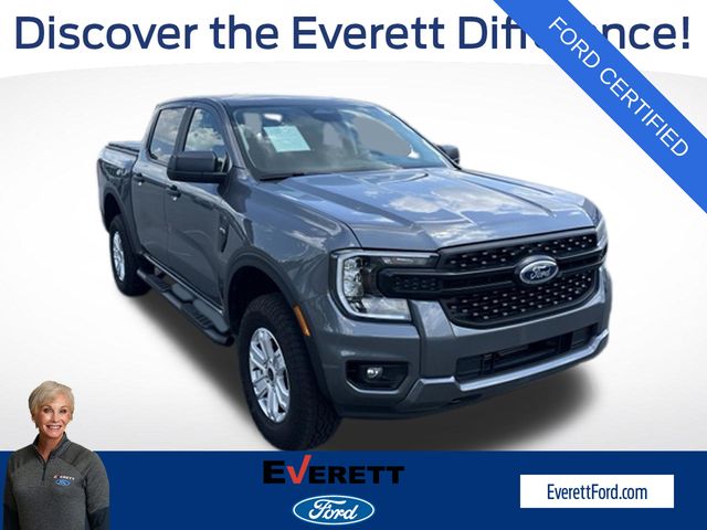 Gray Metallic 2025 Ford Ranger Pickup Truck Four-Wheel Drive Automatic