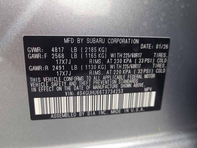 2026 – Subaru – Crosstrek