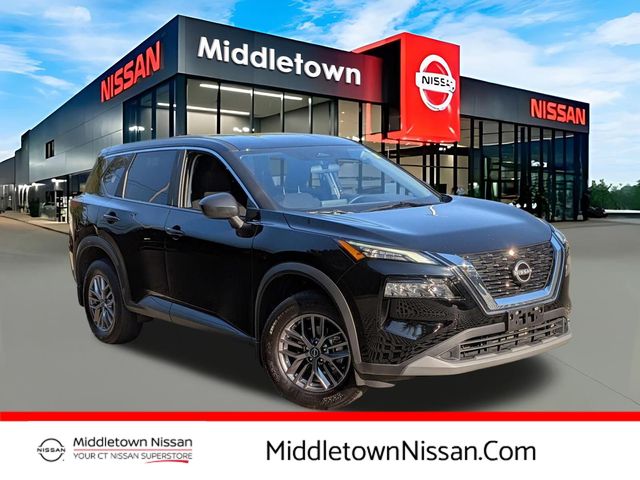 Super Black 2023 Nissan Rogue SUV / Crossover All-Wheel Drive Continuously Variable Transmission