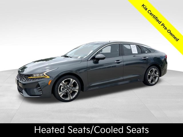 Gravity Gray 2023 Kia K5 EX FWD Sedan Front-Wheel Drive 8-Speed Automatic