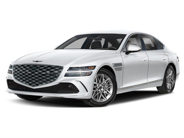 White 2027 Genesis G80 Sedan All-Wheel Drive 8-Speed Automatic Overdrive