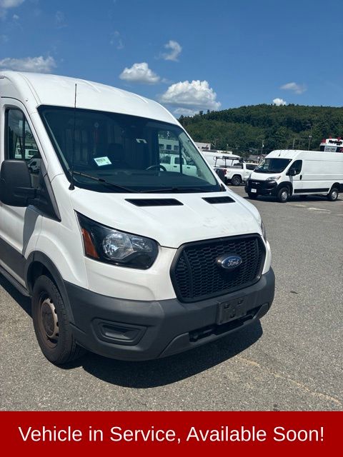 Oxford White 2023 Ford Transit Cargo Van Rear-Wheel Drive