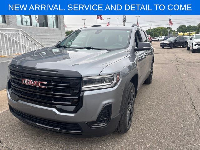 Gray (Satin Steel Metallic) 2022 GMC Acadia SUV / Crossover Front-Wheel Drive 9-Speed Automatic