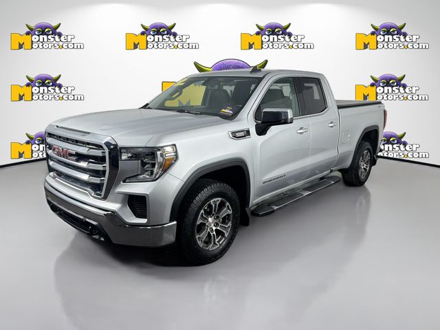 Quicksilver Metallic 2022 GMC Sierra 1500 Limited SLE Double Cab LB 4WD Pickup Truck Four-Wheel Drive Automatic
