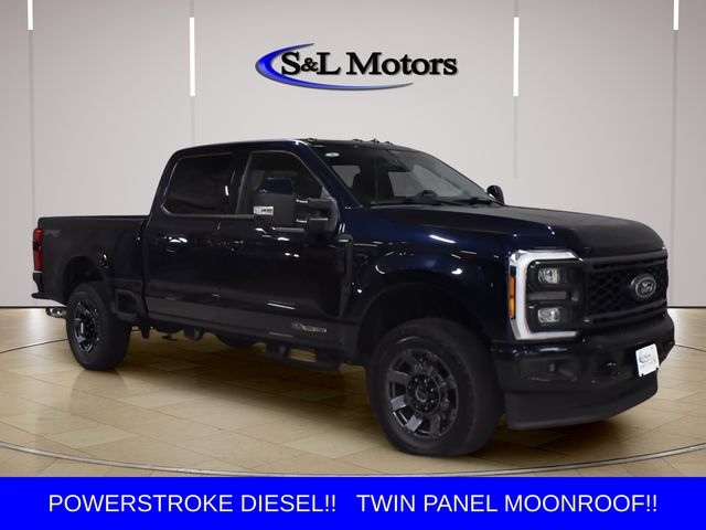 Antimatter Blue Metallic 2023 Ford F-250 Super Duty Pickup Truck Four-Wheel Drive Automatic