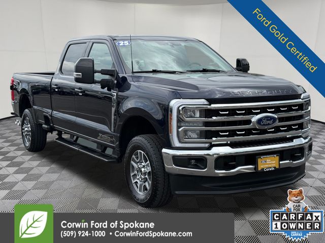 Antimatter Blue Metallic 2025 Ford F-350 Super Duty Lariat Crew Cab 4WD Pickup Truck Four-Wheel Drive Automatic