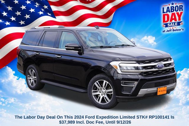 Agate Black Metallic 2024 Ford Expedition SUV / Crossover Four-Wheel Drive Automatic