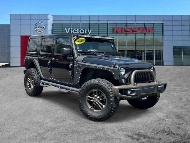 Black Clearcoat 2016 Jeep Wrangler SUV / Crossover Four-Wheel Drive 5-Speed Automatic