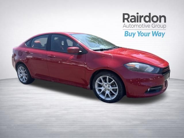Redline 2 Coat Pearl 2013 Dodge Dart Sedan Front-Wheel Drive 6-Speed Manual